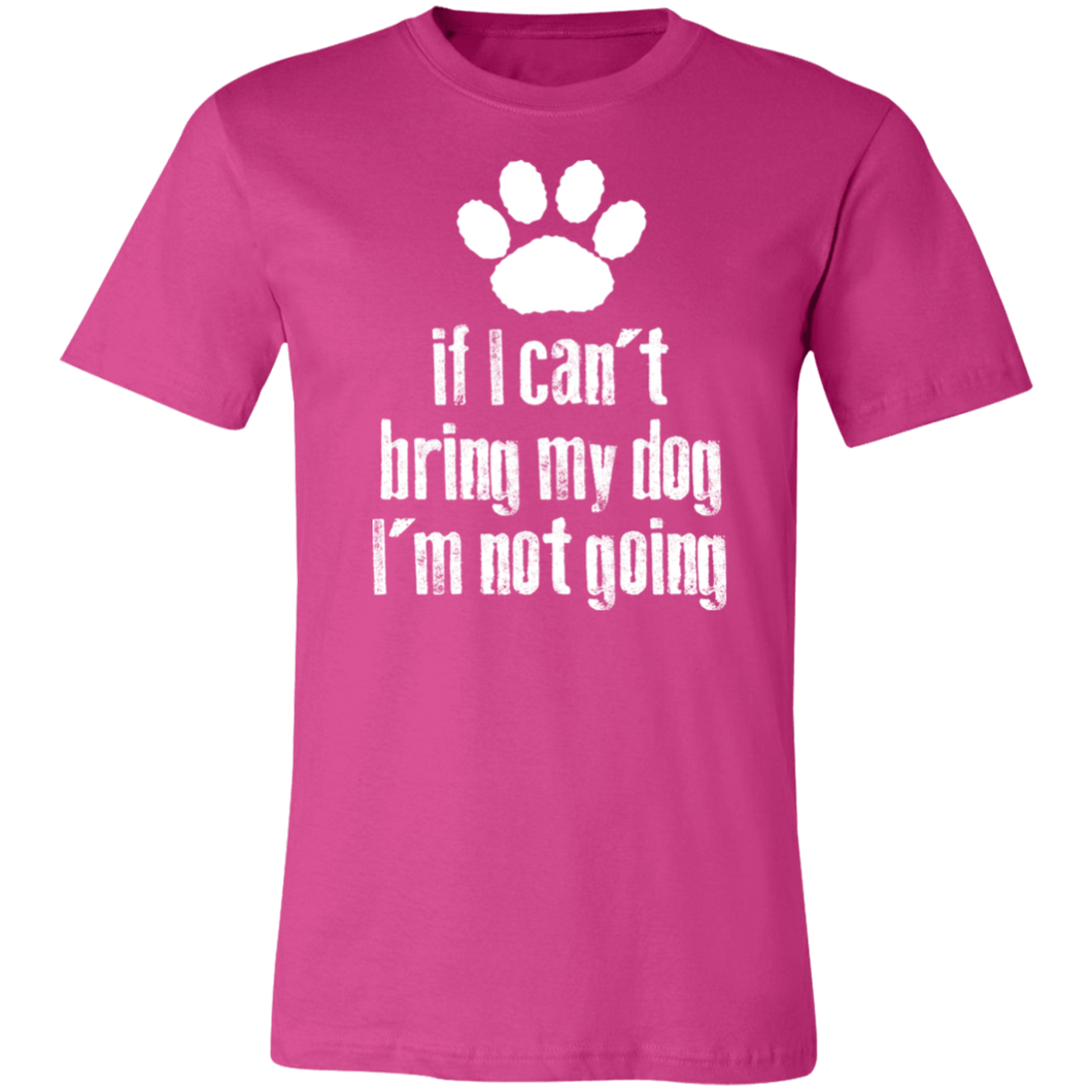 Bring My Dog Bella + Canvas Unisex Jersey Short-Sleeve T-Shirt