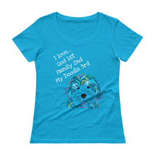 Load image into Gallery viewer, I love my Doodle Ladies&#39; Scoopneck T-Shirt