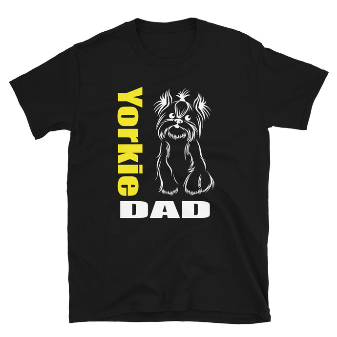 Yorkie Dad Short-Sleeve Unisex T-Shirt