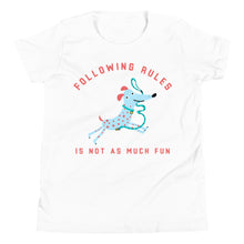 Load image into Gallery viewer, Kid&#39;s Following The Rules...Youth Short Sleeve T-Shirt