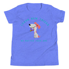 Load image into Gallery viewer, Kid&#39;s Learn New Tricks...Youth Short Sleeve T-Shirt
