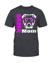 Load image into Gallery viewer, Boxer with Glasses Dog Mom Unisex T-Shirt