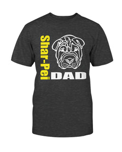 Shar-Pei Dad Bella + Canvas Unisex T-Shirt