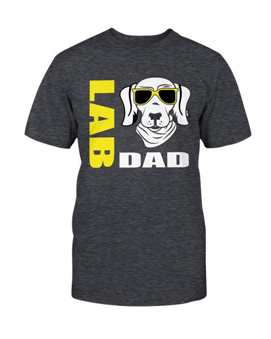 Lab Dad with glasses Bella + Canvas Unisex T-Shirt