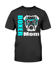 Load image into Gallery viewer, Boxer with Glasses Dog Mom Unisex T-Shirt