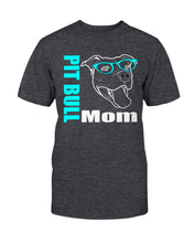 Load image into Gallery viewer, Pit Bull Mom with glasses Bella + Canvas Unisex T-Shirt