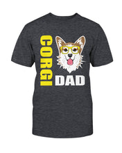 Load image into Gallery viewer, Corgi Dad with glasses Bella + Canvas Unisex T-Shirt