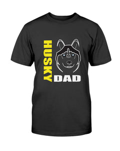 Husky Dad Bella + Canvas Unisex T-Shirt