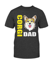 Load image into Gallery viewer, Corgi Dad with glasses Bella + Canvas Unisex T-Shirt