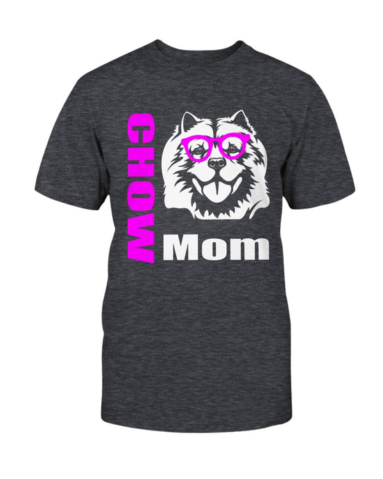 Chow with Glasses Dog Mom Unisex T-Shirt