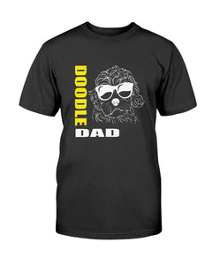 Doodle Dad with glasses Bella + Canvas Unisex T-Shirt