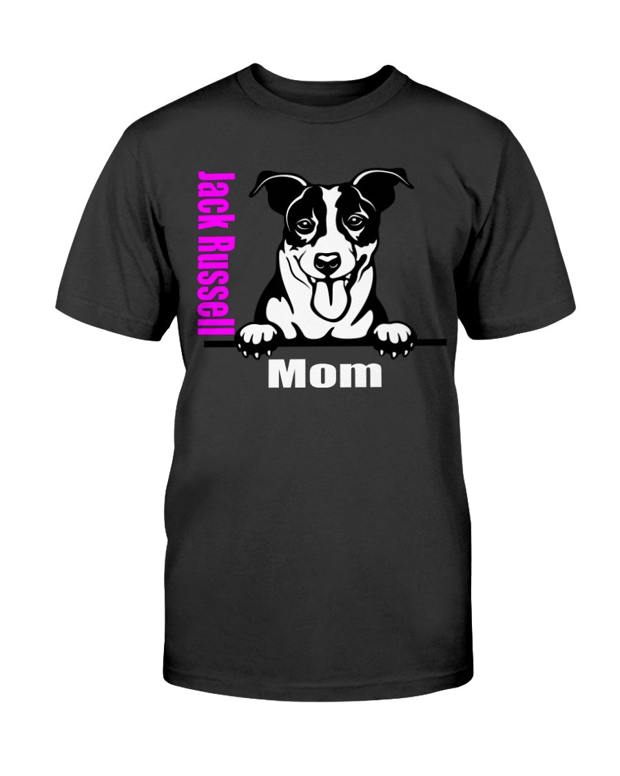 Jack Russell Mom Bella + Canvas Unisex T-Shirt