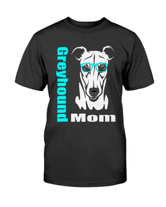 Greyhound Mom with glasses Bella + Canvas Unisex T-Shirt