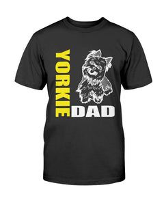 Yorkie Dad Bella + Canvas Unisex T-Shirt