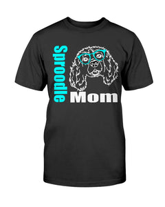 Sproodle Mom with glasses Bella + Canvas Unisex T-Shirt