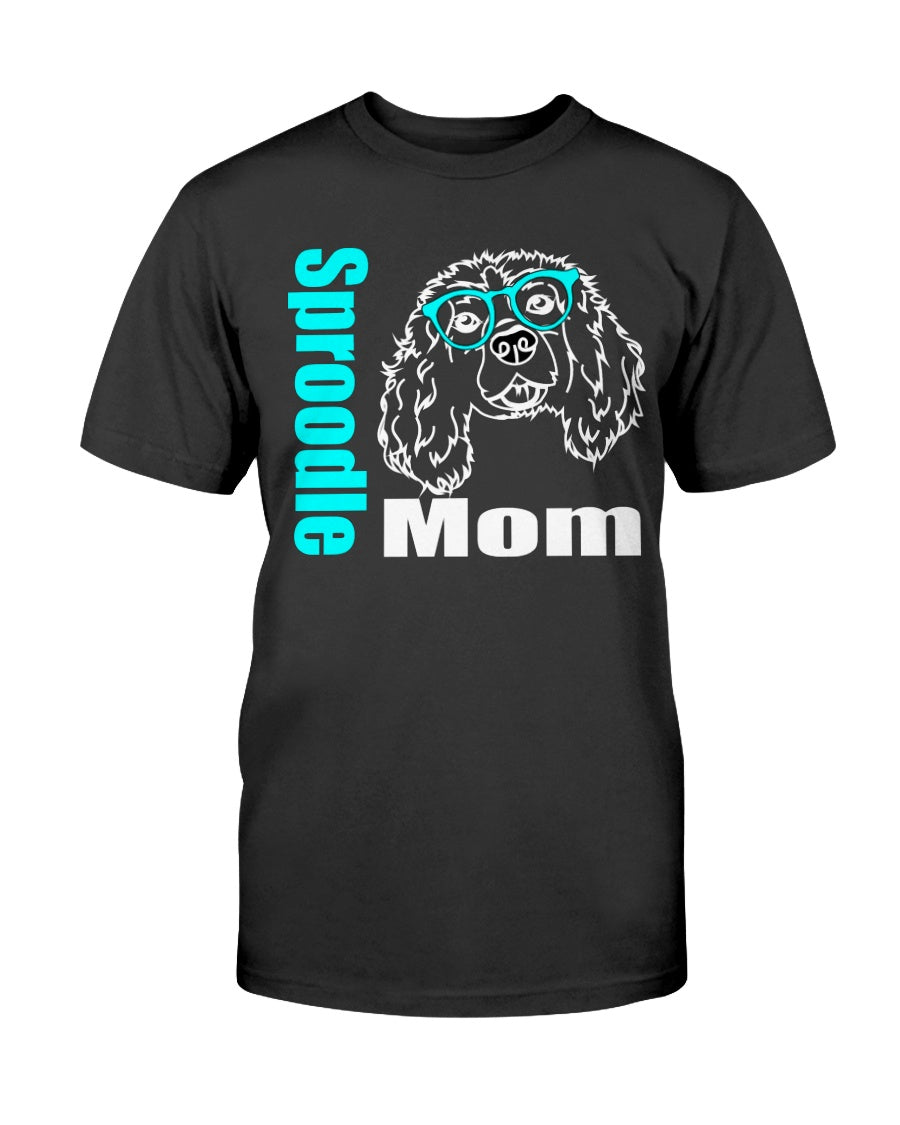 Sproodle Mom with glasses Bella + Canvas Unisex T-Shirt