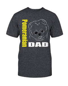 Pomeranian Dad Bella + Canvas Unisex T-Shirt