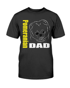 Pomeranian Dad Bella + Canvas Unisex T-Shirt