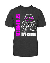 Load image into Gallery viewer, Springer Mom with glasses Bella + Canvas Unisex T-Shirt