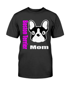 Boston Terrier Dog Mom Unisex T-Shirt