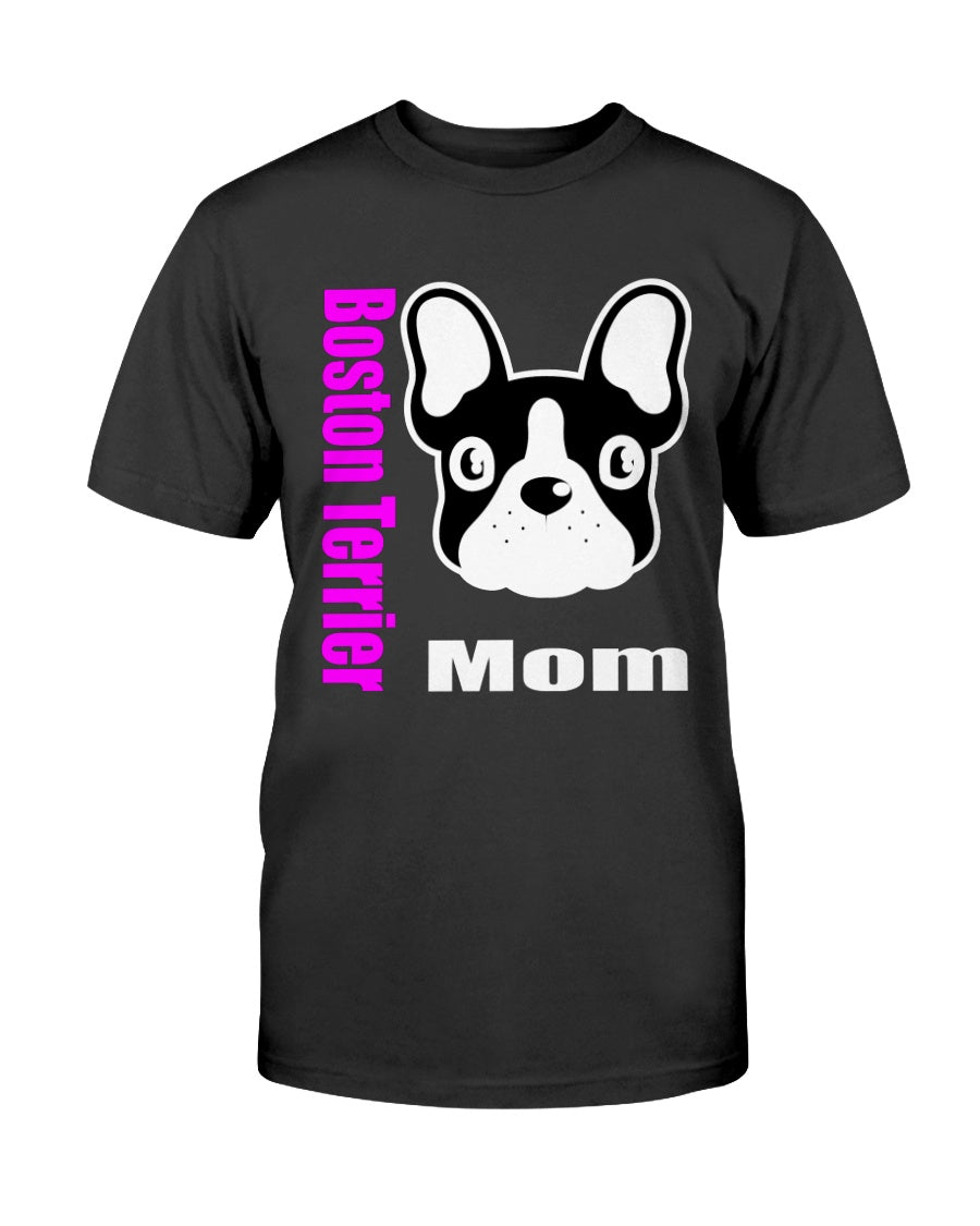 Boston Terrier Dog Mom Unisex T-Shirt