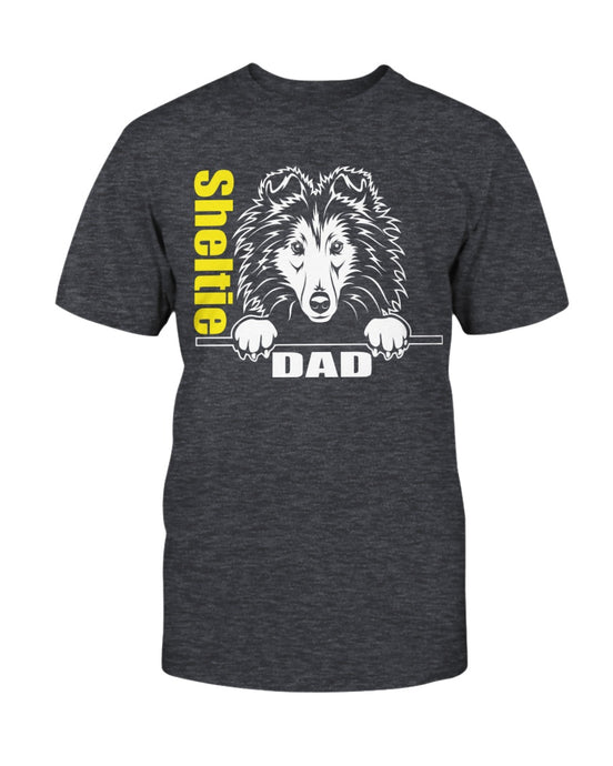 Sheltie Dad Bella + Canvas Unisex T-Shirt