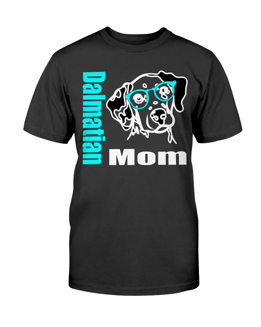 Dalmatian Mom with glasses Bella + Canvas Unisex T-Shirt