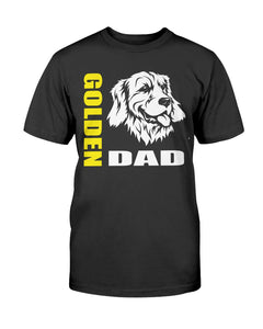 Golden Retriever Dad Bella + Canvas Unisex T-Shirt