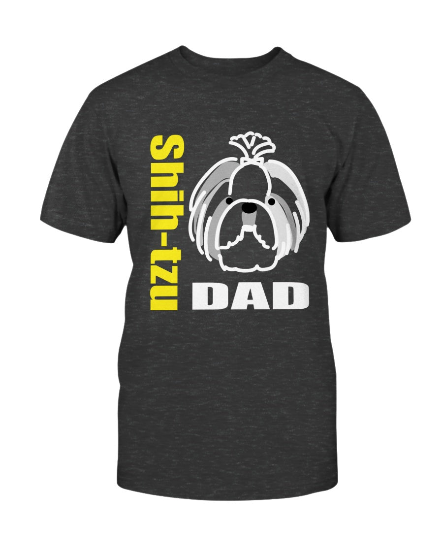 Shih-tzu Dad Bella + Canvas Unisex T-Shirt
