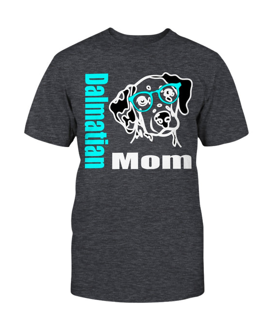 Dalmatian Mom with glasses Bella + Canvas Unisex T-Shirt